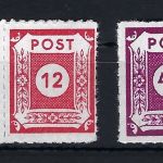 Ost Sachsen Mi 46a H+50 H je ** und gepr. Stroh BPP, einwandfrei (CC