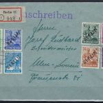 Berlin Mi 1 - 16 auf 2 dekorativen Belegen (CC