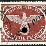 DR Feldpost / Inselpost Mi 10 B d °, gep. Müller BPP ME 500€