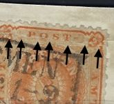 Bremen Mi 10 Briefstück, Ra 2 Bremen 3.12 1-2, Einschränkung, ME 450€