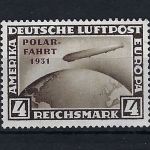 DR Polarfahrt 1931, Mi 458 ** tief geprüft Schlegel BPP, ME 2.300€