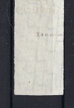 Pr. Sachsen, Mi 69 X Aa ° Postmeistertrennung, senk. Paar gp. BPP