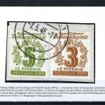 West Sachsen Mi 138 Y mit PF X auf Briefstück, KB Schulz BPP