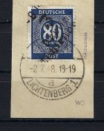 SBZ Handstempel, Bezirk 3, Mi I w ° Luxus Briefstück, gep. Busse BPP
