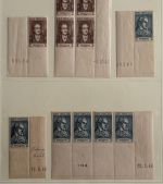Französische Zone, Spezialpartie Mi 11-13 **/°, Einheiten/Druckdaten…