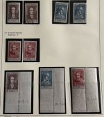 Französische Zone, Spezialpartie Mi 11-13 **/°, Einheiten/Druckdaten…