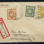 Ost Sachsen Mi 57 b MiF Einschreibebrief, gep. Stroh BPP, ME 200€