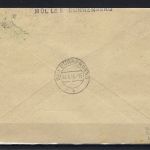 Provinz Sachsen, Mi 87-89 B MiF Einschreiben Halle n. Bad Dürrenberg