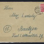 West Sachsen Mi 119 CX als EF Roßwein n. Bautzen, gep. Stroh BPP