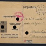 Feldpost Dänischer SS-Schütze „Westland“ 1941, Zensur