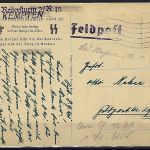 SS Feldpostkarte „SS-Reitersturm“, Kriegs Winter Hilfswerk