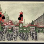 3. Reich 1936 „Berliner Weihnachtsmarkt“ , befördert
