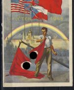 Sieg der Alliierten über Deutschland 1945, Tschechische Postkarte