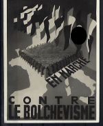 Propagandakarte " Europa gegen den Bolschewismus“