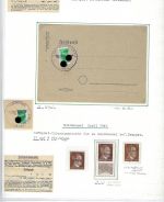 Kurland Spezial, Partie mit Belegen und Marken