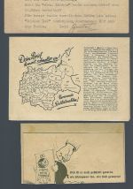 Kurland Spezial, Partie mit Belegen und Marken