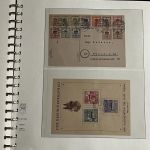 Lokalausgaben 1945 **/°/Briefe, meist ** Sammlung im Lindner Vordruck