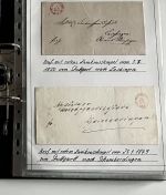 AD Württemberg, Briefposten, dabei Mi 3, 4a BPP, 4 b BPP……