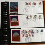 Berlin 1948-90 **/*/Briefe, gepflegte Sammlung in 2 Ringbindern