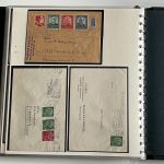 Bund 1949-1993**/gest./Briefe, Spezialsammlung, mit Posthorn H-Bl. 1-2