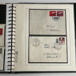 Bund 1949-1993**/gest./Briefe, Spezialsammlung, mit Posthorn H-Bl. 1-2