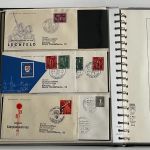 Bund 1949-1993**/gest./Briefe, Spezialsammlung, mit Posthorn H-Bl. 1-2