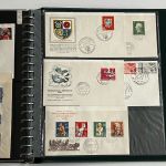 Bund 1949-1993**/gest./Briefe, Spezialsammlung, mit Posthorn H-Bl. 1-2