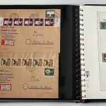 Bund 1949-1993**/gest./Briefe, Spezialsammlung, mit Posthorn H-Bl. 1-2