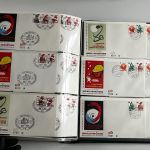 Bund 1949-1993**/gest./Briefe, Spezialsammlung, mit Posthorn H-Bl. 1-2