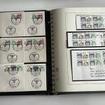 Bund 1949-1993**/gest./Briefe, Spezialsammlung, mit Posthorn H-Bl. 1-2