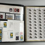 Bund 1949-1993**/gest./Briefe, Spezialsammlung, mit Posthorn H-Bl. 1-2