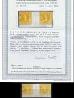 P) Bayern Mi 8 ZW (*) breitrandig vom Unterrand, FA Brettl BPP