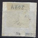 P) Bayern Mi 5 bII ° Vollrand gepr. Brettl BPP