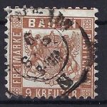 P) Baden Mi 20 aD ° "Durchgehender Druck