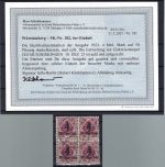 P) Württemberg Mi D 182° Viererblock Tagestempel einwandfrei