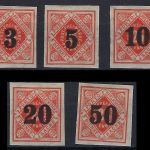 P) Württemberg Dienst Mi 184-188 PU * mit Originalgummi