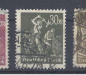 DR Arbeiterserie Mi 238-245 °, Mi 245 gepr. Infla Berlin