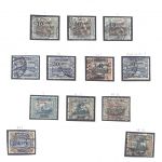 Saargebiet, kleiner Posten Besonderheiten in gestempelter Erhaltung