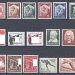 DR Partie aus den Jahren 1934-35 postfrisch, 3 Werte BPP geprüft