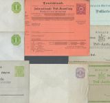 Württemberg, Ganzsachen Postkarten/Umschläge/Streifbänder
