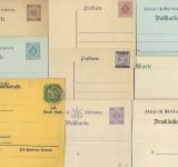 Württemberg, Ganzsachen Postkarten/Umschläge/Streifbänder