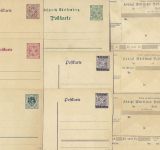 Württemberg, Ganzsachen Postkarten/Umschläge/Streifbänder
