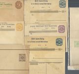 Württemberg, Ganzsachen Postkarten/Umschläge/Streifbänder