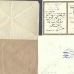 Memel 4 Belege aus Šilutė, Priekule, Schillkojen.