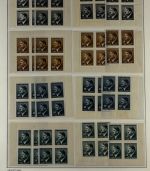 P) Böhmen und Mähren Hitler Ausgaben, Partie aus Spezialsammlung