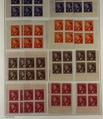 P) Böhmen und Mähren Hitler Ausgaben, Partie aus Spezialsammlung