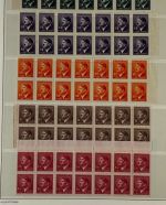 P) Böhmen und Mähren Hitler Ausgaben, Partie aus Spezialsammlung