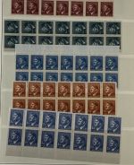 P) Böhmen und Mähren Hitler Ausgaben, Partie aus Spezialsammlung