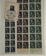 P) Böhmen und Mähren Hitler Ausgaben, Partie aus Spezialsammlung