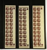 P) Böhmen u. Mähren Zulassungsmarken, Teil Spezialsammlung mit Pl. Nr.